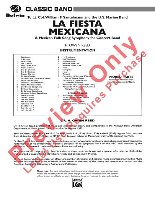 La Fiesta Mexicana A Mexican Folk Song Symphony for Concert Band 民謠交響曲 室內管樂團 總譜 | 小雅音樂 Hsiaoya Music