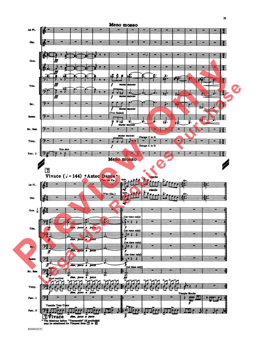La Fiesta Mexicana A Mexican Folk Song Symphony for Concert Band 民謠交響曲 室內管樂團 總譜 | 小雅音樂 Hsiaoya Music