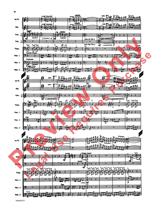 La Fiesta Mexicana A Mexican Folk Song Symphony for Concert Band 民謠交響曲 室內管樂團 總譜 | 小雅音樂 Hsiaoya Music