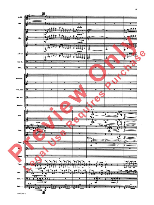 La Fiesta Mexicana A Mexican Folk Song Symphony for Concert Band 民謠交響曲 室內管樂團 總譜 | 小雅音樂 Hsiaoya Music