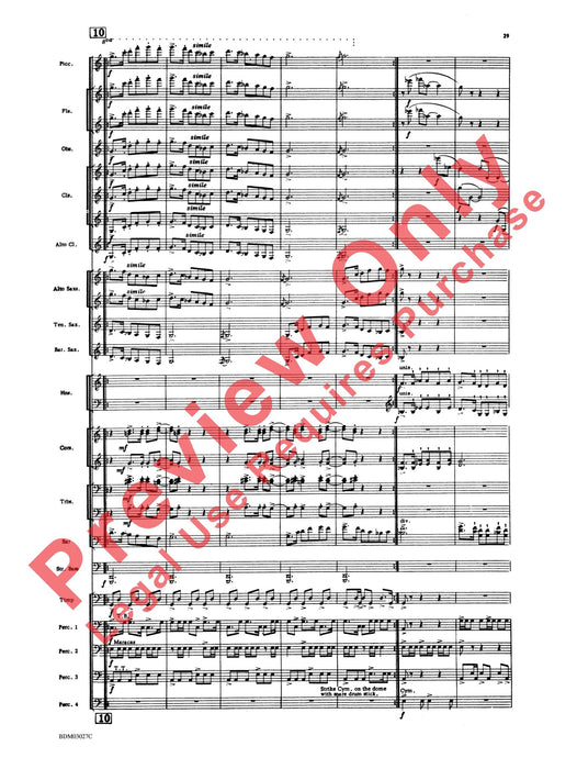 La Fiesta Mexicana A Mexican Folk Song Symphony for Concert Band 民謠交響曲 室內管樂團 總譜 | 小雅音樂 Hsiaoya Music