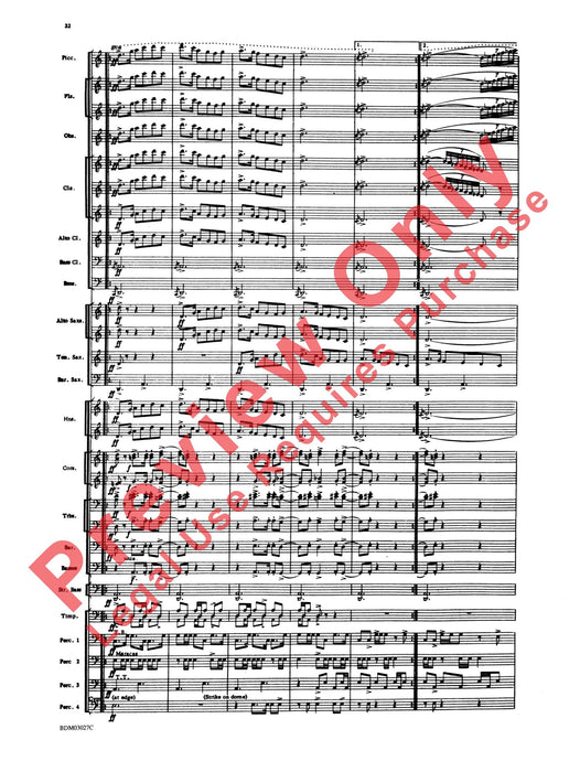 La Fiesta Mexicana A Mexican Folk Song Symphony for Concert Band 民謠交響曲 室內管樂團 總譜 | 小雅音樂 Hsiaoya Music