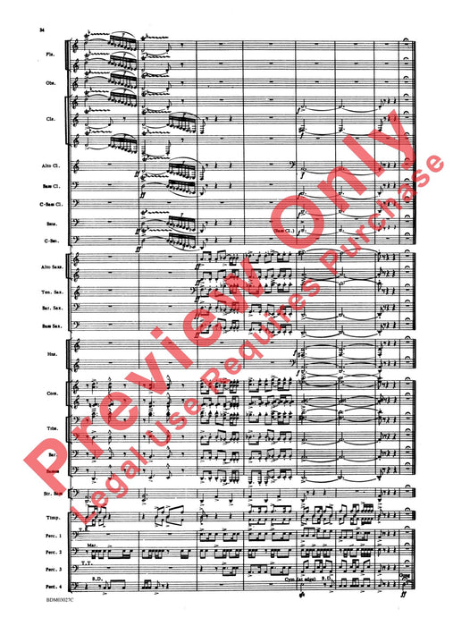 La Fiesta Mexicana A Mexican Folk Song Symphony for Concert Band 民謠交響曲 室內管樂團 總譜 | 小雅音樂 Hsiaoya Music