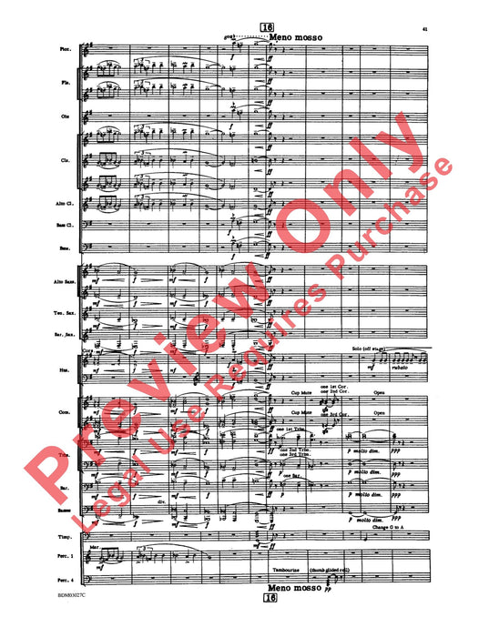 La Fiesta Mexicana A Mexican Folk Song Symphony for Concert Band 民謠交響曲 室內管樂團 總譜 | 小雅音樂 Hsiaoya Music