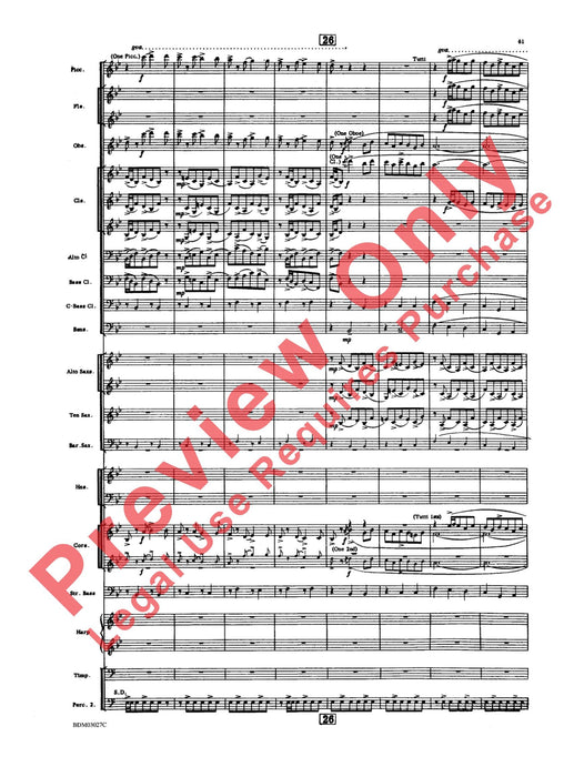 La Fiesta Mexicana A Mexican Folk Song Symphony for Concert Band 民謠交響曲 室內管樂團 總譜 | 小雅音樂 Hsiaoya Music