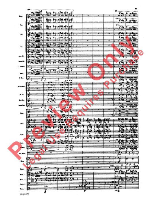 La Fiesta Mexicana A Mexican Folk Song Symphony for Concert Band 民謠交響曲 室內管樂團 總譜 | 小雅音樂 Hsiaoya Music