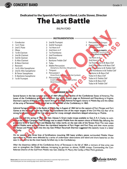 The Last Battle 總譜 | 小雅音樂 Hsiaoya Music