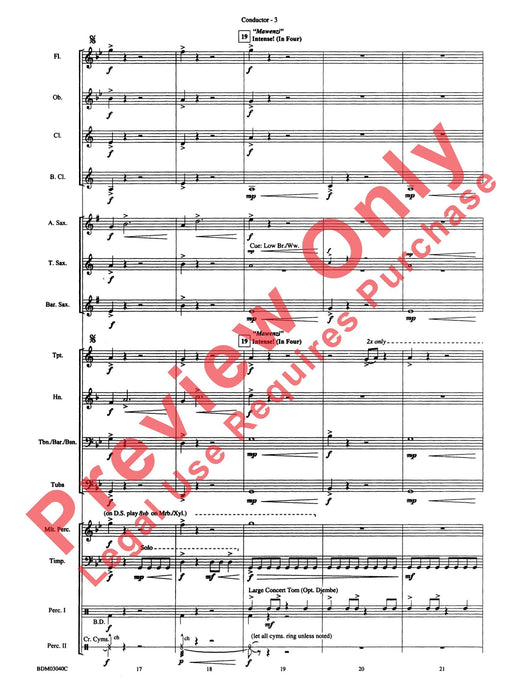 Three Faces of Kilimanjaro (Kibo, Mawenzi, and Shira) 總譜 | 小雅音樂 Hsiaoya Music