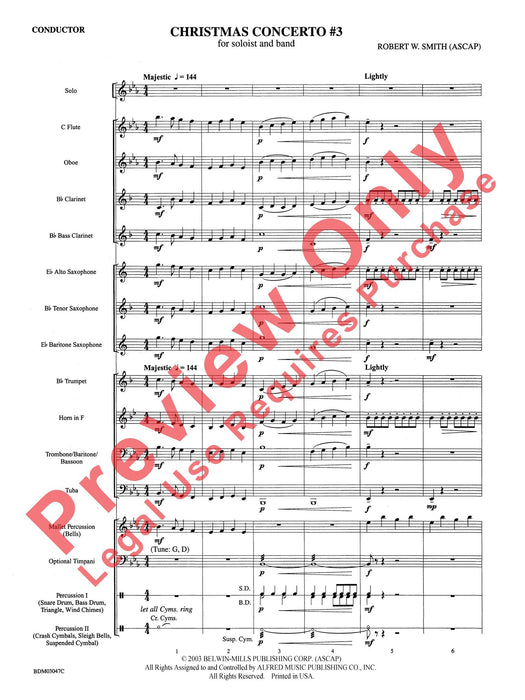 Christmas Concerto #3 For Soloist and Band 協奏曲 獨奏 | 小雅音樂 Hsiaoya Music