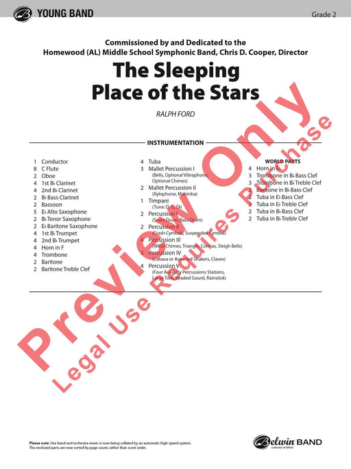 The Sleeping Place of the Stars 總譜 | 小雅音樂 Hsiaoya Music