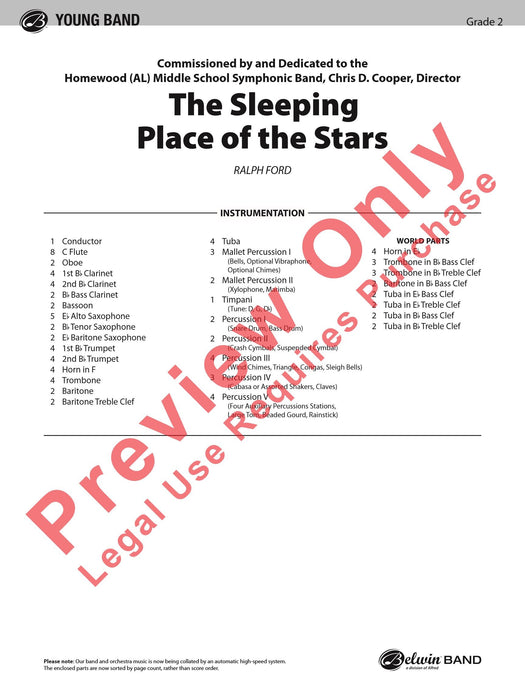 The Sleeping Place of the Stars 總譜 | 小雅音樂 Hsiaoya Music