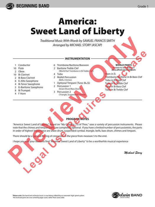 America: Sweet Land of Liberty 總譜 | 小雅音樂 Hsiaoya Music