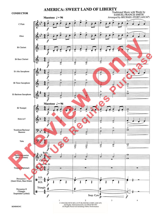 America: Sweet Land of Liberty 總譜 | 小雅音樂 Hsiaoya Music