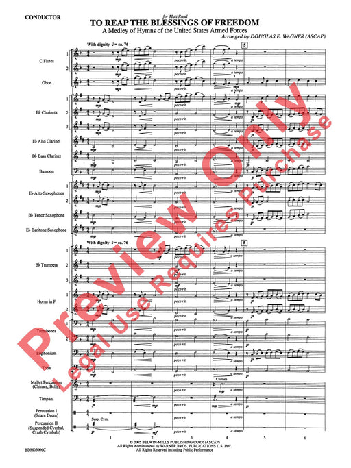 To Reap the Blessings of Freedom 總譜 | 小雅音樂 Hsiaoya Music