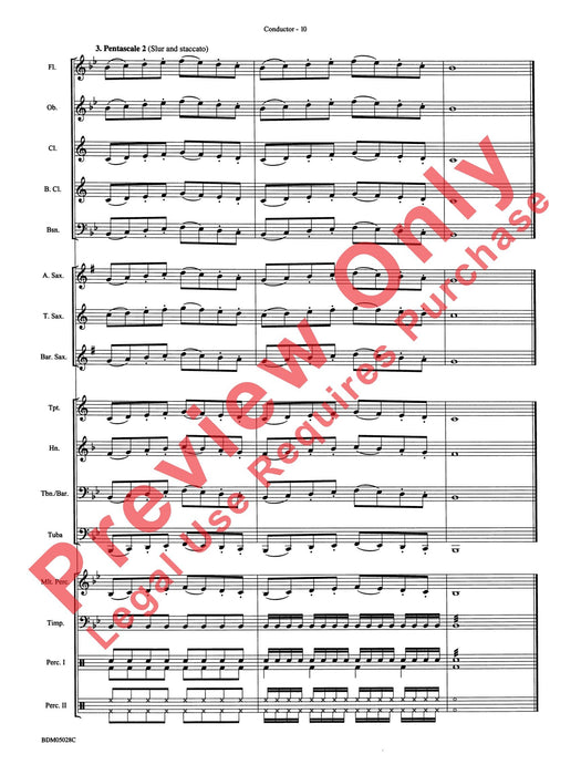 First Band Clinic A Warm-Up and Fundamental Sequence for Concert Band 模寫曲 室內管樂團 總譜 | 小雅音樂 Hsiaoya Music