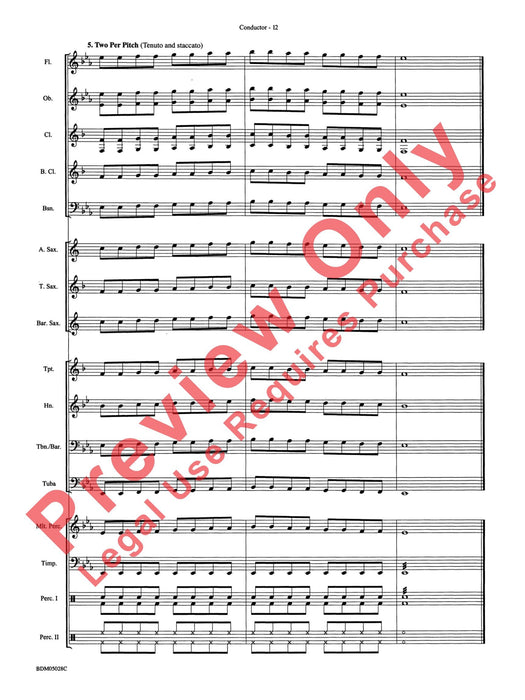 First Band Clinic A Warm-Up and Fundamental Sequence for Concert Band 模寫曲 室內管樂團 總譜 | 小雅音樂 Hsiaoya Music