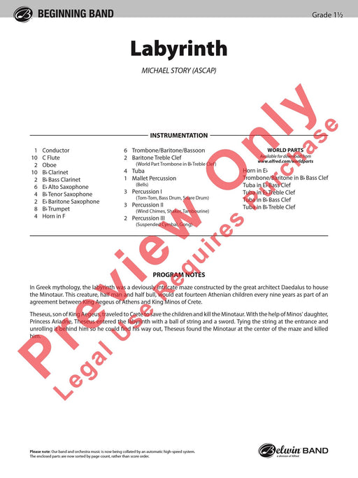 Labyrinth 總譜 | 小雅音樂 Hsiaoya Music