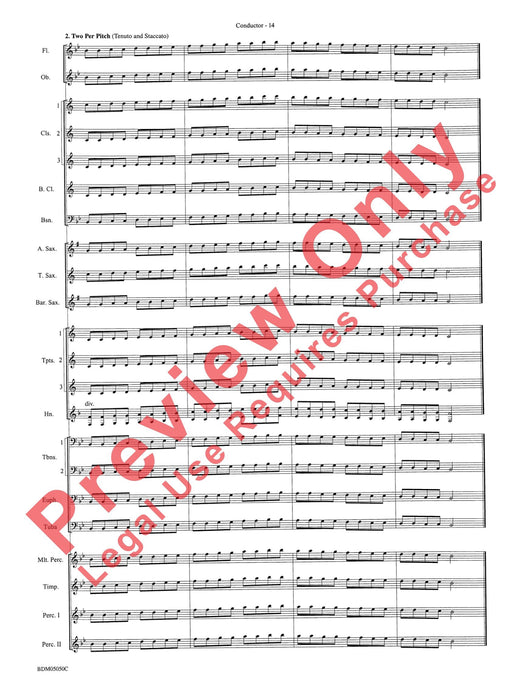 Concert Band Clinic A Warm-Up and Fundamental Sequence for Concert Band 室內管樂團 模寫曲 室內管樂團 總譜 | 小雅音樂 Hsiaoya Music