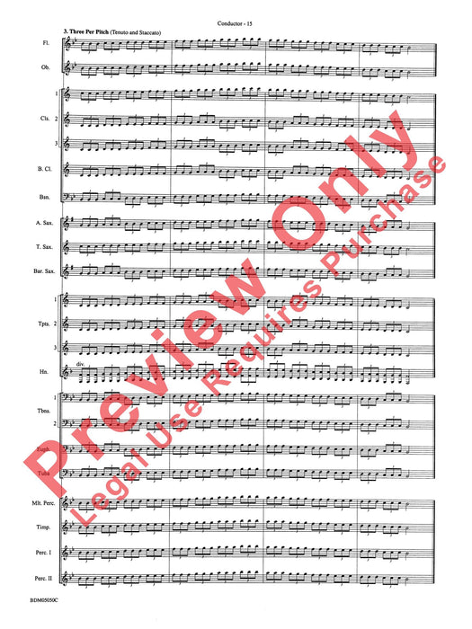 Concert Band Clinic A Warm-Up and Fundamental Sequence for Concert Band 室內管樂團 模寫曲 室內管樂團 總譜 | 小雅音樂 Hsiaoya Music