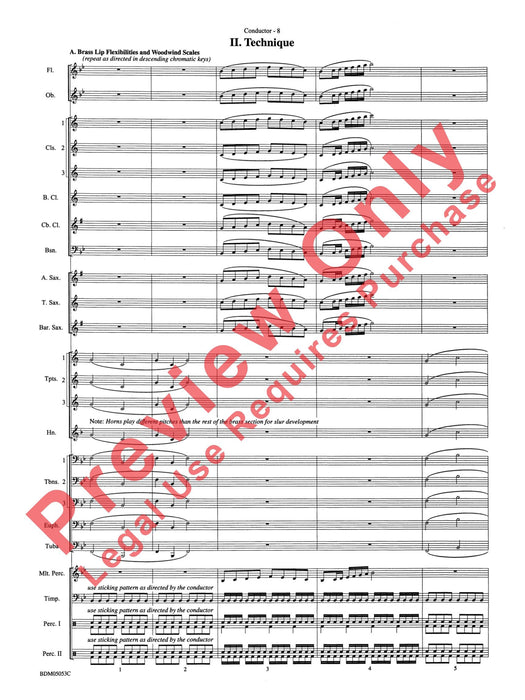 Symphonic Band Clinic A Warm-Up and Fundamental Sequence for Concert Band 模寫曲 室內管樂團 | 小雅音樂 Hsiaoya Music