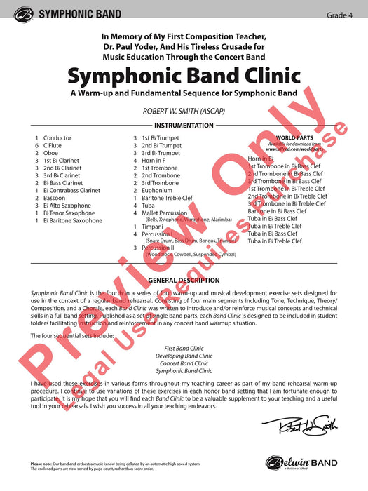 Symphonic Band Clinic A Warm-Up and Fundamental Sequence for Concert Band 模寫曲 室內管樂團 | 小雅音樂 Hsiaoya Music