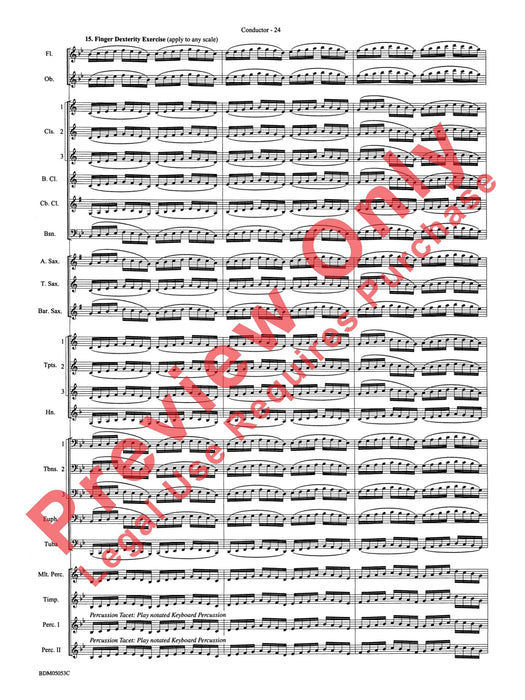 Symphonic Band Clinic A Warm-Up and Fundamental Sequence for Concert Band 模寫曲 室內管樂團 | 小雅音樂 Hsiaoya Music