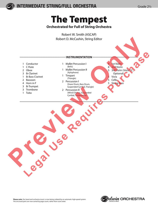 The Tempest 總譜 | 小雅音樂 Hsiaoya Music