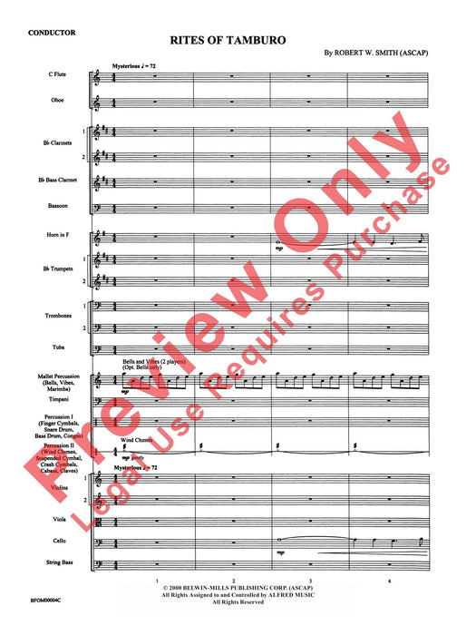 Rites of Tamburo 總譜 | 小雅音樂 Hsiaoya Music