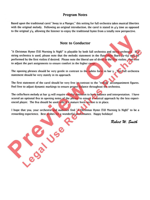 A Christmas Hymn Till Morning Is Nigh 讚美歌 總譜 | 小雅音樂 Hsiaoya Music