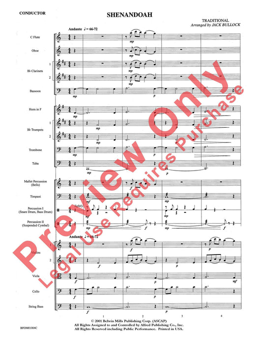 Shenandoah 總譜 | 小雅音樂 Hsiaoya Music