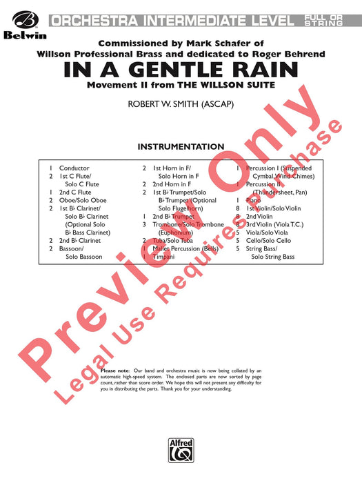 In a Gentle Rain (Movement II from the Willson Suite) 樂章 組曲 | 小雅音樂 Hsiaoya Music