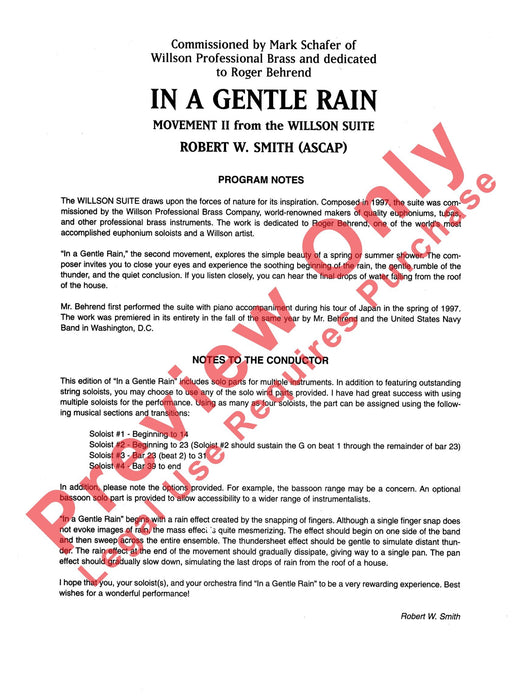 In a Gentle Rain (Movement II from the Willson Suite) 樂章 組曲 | 小雅音樂 Hsiaoya Music