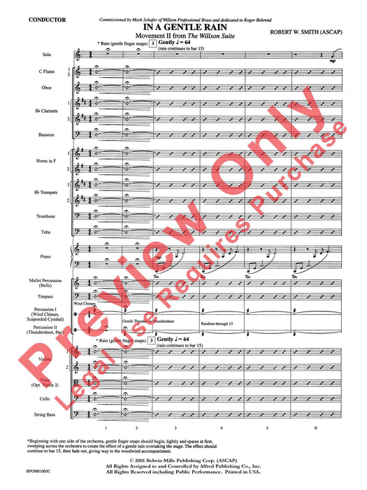 In a Gentle Rain (Movement II from the Willson Suite) 樂章 組曲 | 小雅音樂 Hsiaoya Music