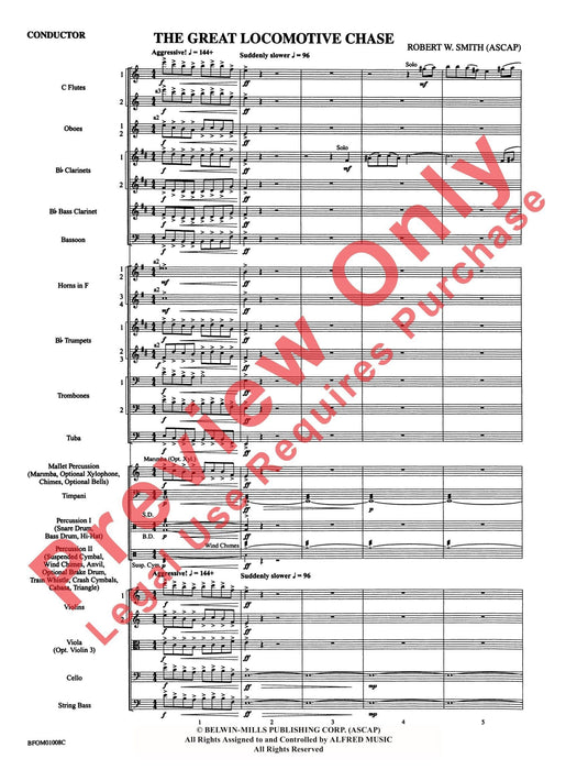 The Great Locomotive Chase 總譜 | 小雅音樂 Hsiaoya Music