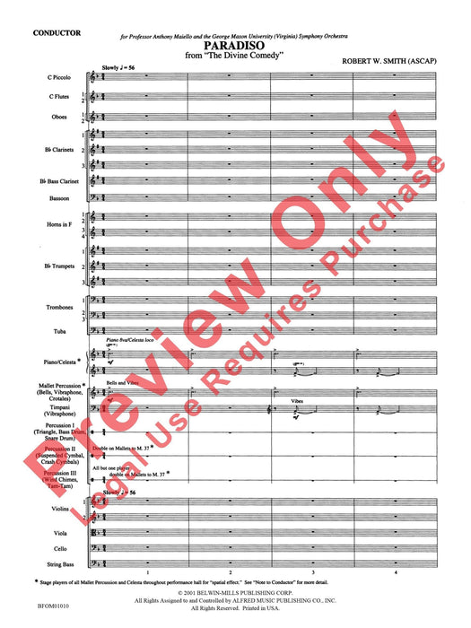 Paradiso (from The Divine Comedy) 總譜 | 小雅音樂 Hsiaoya Music