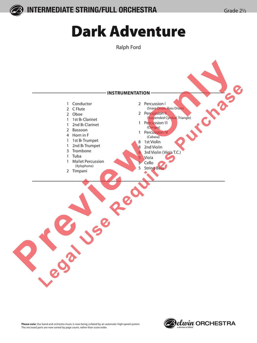 Dark Adventure 總譜 | 小雅音樂 Hsiaoya Music