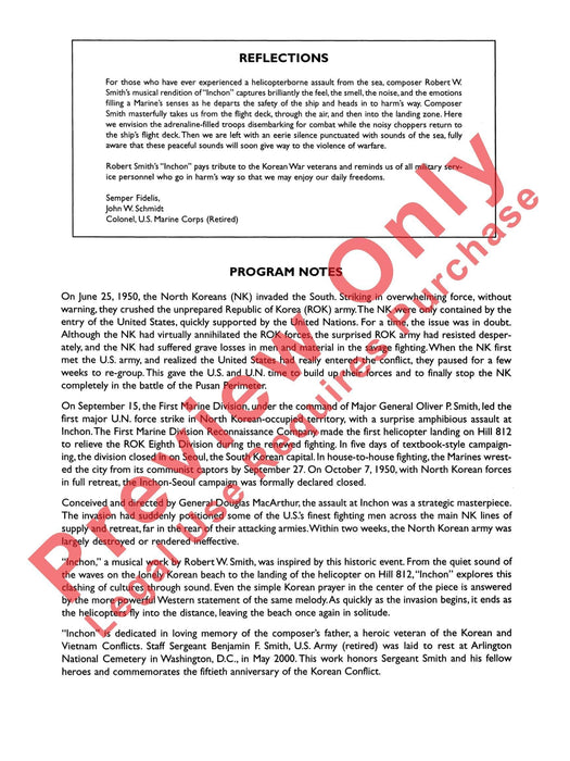 Inchon 總譜 | 小雅音樂 Hsiaoya Music