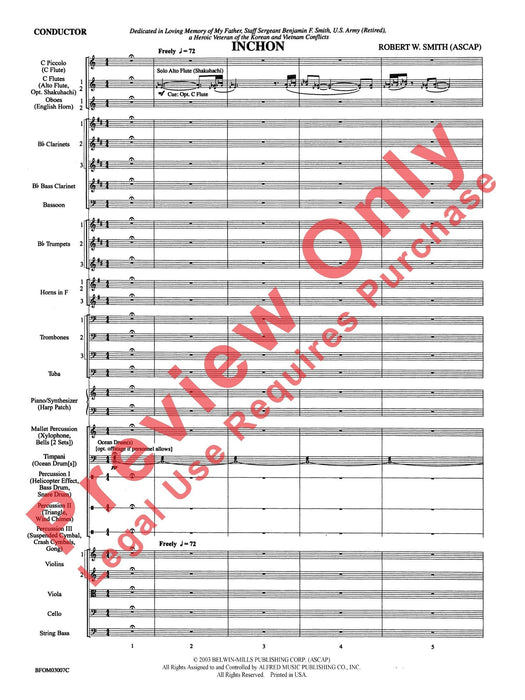 Inchon 總譜 | 小雅音樂 Hsiaoya Music