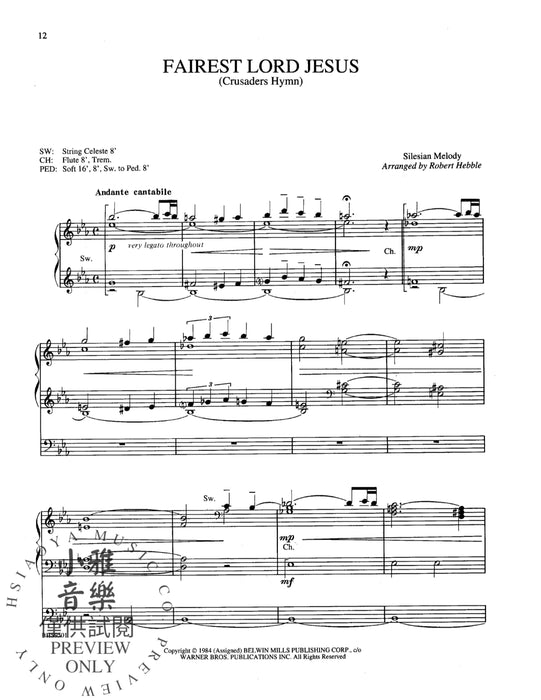 Favorite Hymns for Organ 管風琴 | 小雅音樂 Hsiaoya Music