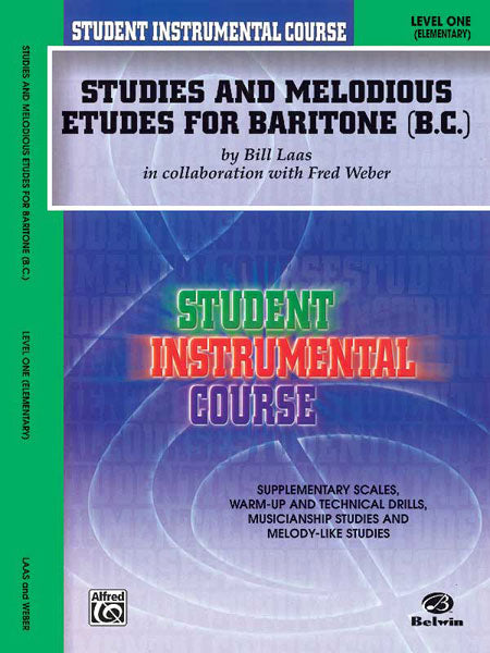 Student Instrumental Course: Studies and Melodious Etudes for Baritone (B.C.), Level I 練習曲 | 小雅音樂 Hsiaoya Music