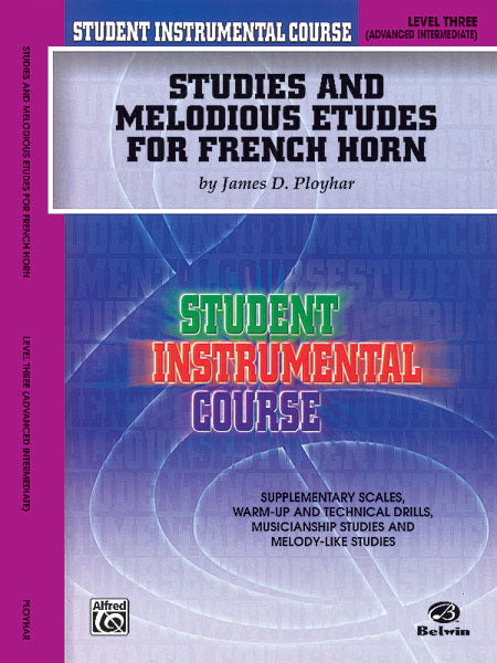 Student Instrumental Course: Studies and Melodious Etudes for French Horn, Level III 練習曲 法國號 | 小雅音樂 Hsiaoya Music