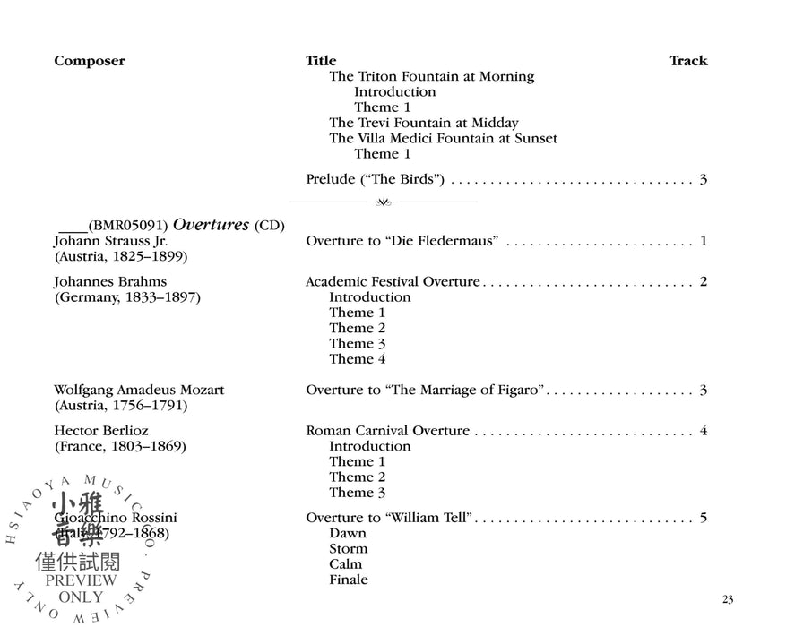 Bowmar Orchestral Library, Series 2 | 小雅音樂 Hsiaoya Music