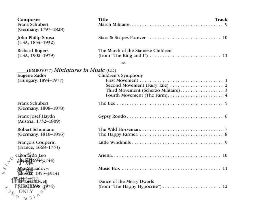 Bowmar Orchestral Library, Series 2 | 小雅音樂 Hsiaoya Music