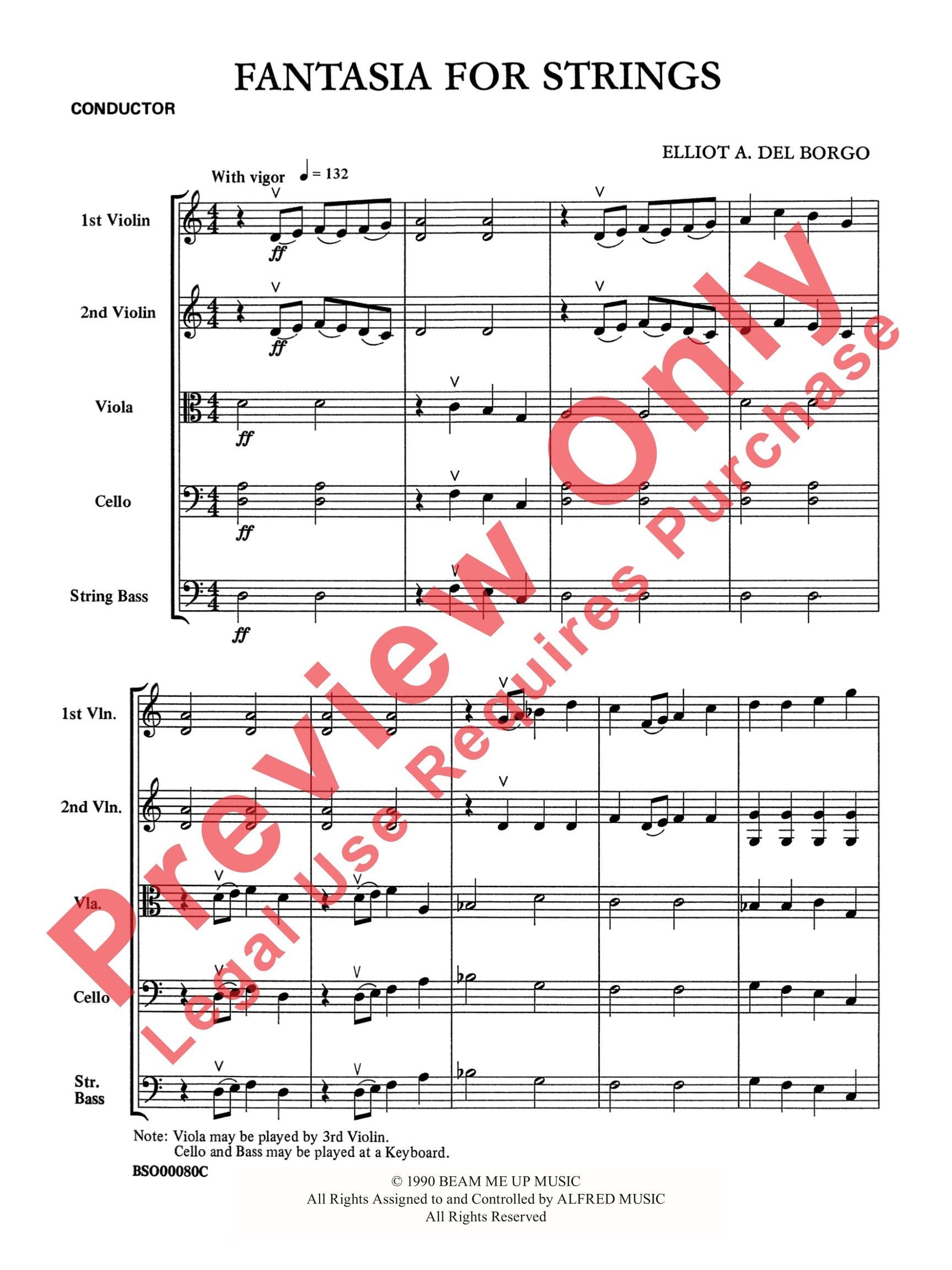 Fantasia for Strings