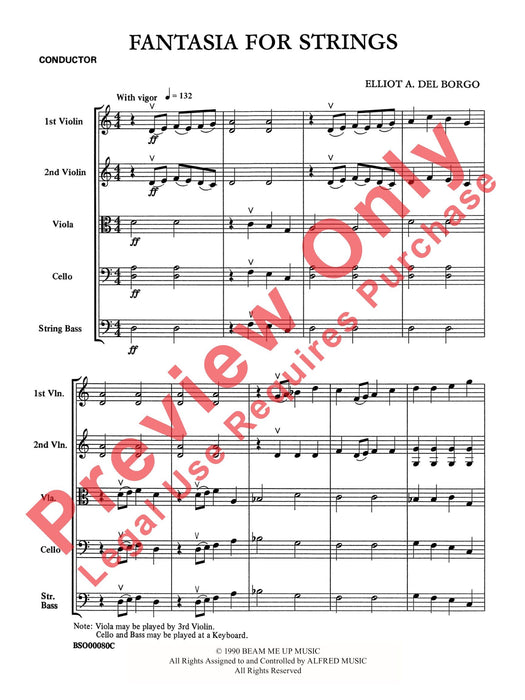 Fantasia for Strings 幻想曲 弦樂 總譜 | 小雅音樂 Hsiaoya Music