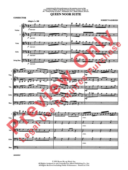 Queen Noor Suite 組曲 總譜 | 小雅音樂 Hsiaoya Music