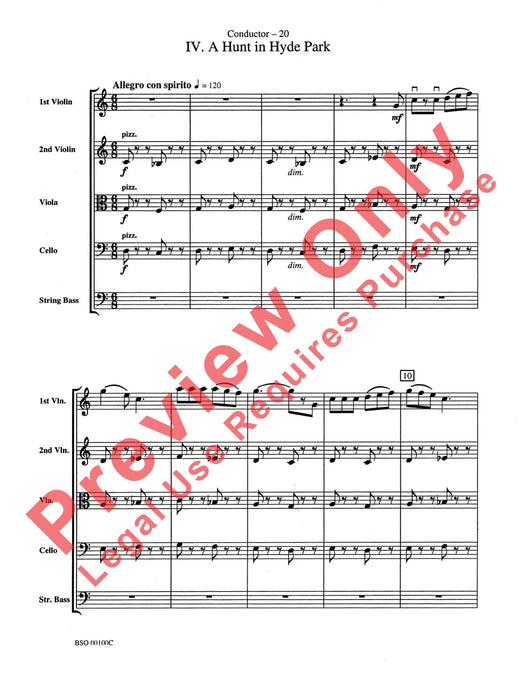 Knightsbridge Suite 組曲 總譜 | 小雅音樂 Hsiaoya Music