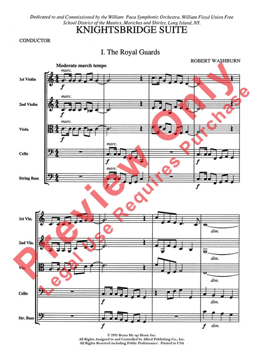 Knightsbridge Suite 組曲 總譜 | 小雅音樂 Hsiaoya Music