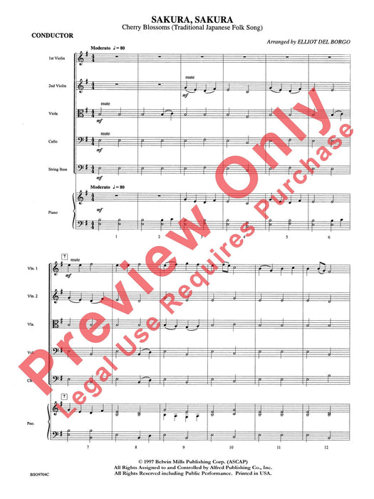 Sakura, Sakura 總譜 | 小雅音樂 Hsiaoya Music