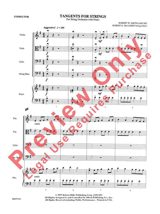 Tangents for Strings 弦樂 總譜 | 小雅音樂 Hsiaoya Music